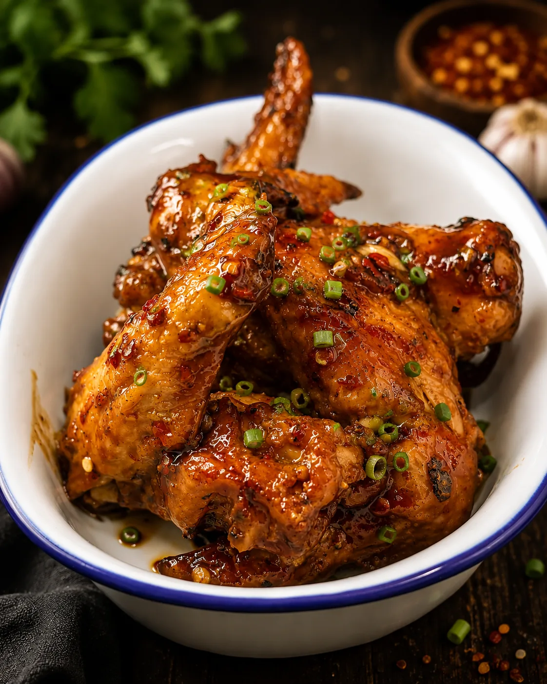 Sticky No-Ketchup Empress Chicken Wings